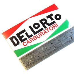 Dellorto carburetors laminated sticker