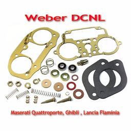 Weber 35/38/40 DCNL service gasket MAXI kit repair set Lancia Flaminia, Maserati