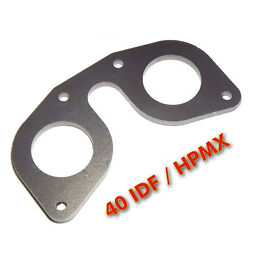 Weber 40 IDF/EMPI HPMX/DELLORTO DRLA mounting 1/4" steel flange custom manifold