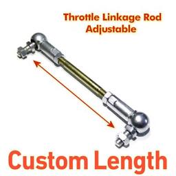 Universal adjustable Throttle Linkage Rod CUSTOM LENGTH ball joint Weber