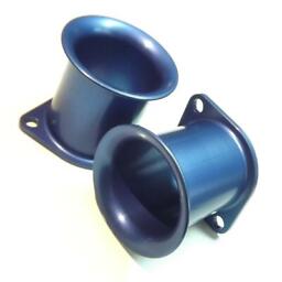 BLUE Velocity Stacks Air horns trumpets WEBER 44 IDF IDA DELLORTO 45 DHLA 60mm