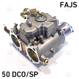 NEW 50 DCO/SP carburetor + air horns - FAJS replacement for Weber Solex Dellorto