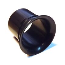 Trumpet 16mm 5/8" Weber 45 DCOE slide in Velocity Stack BLACK air horn ram pipe