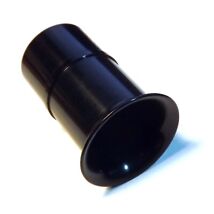 Trumpet 50mm 2" Weber 45 DCOE slide in Velocity Stack BLACK air horn ram pipe